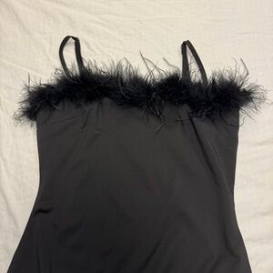 Lulu's Black Fitted Embellished Camisole